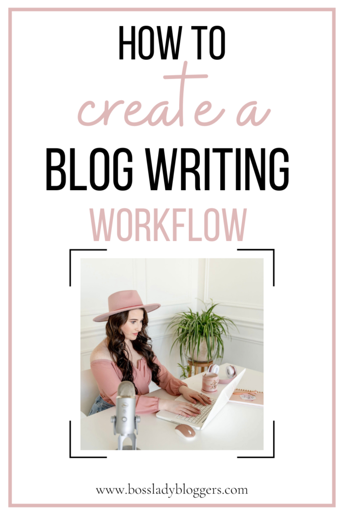 How to Create a Blog Writing Workflow